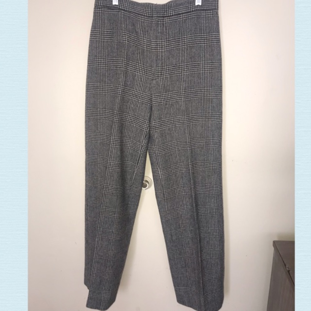 Ralph Lauren black/white houndstooth trouser pant